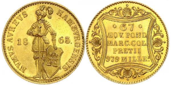 1 Ducat Hamburg Gold 