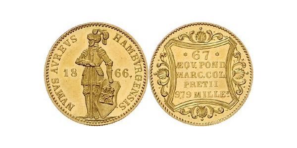 1 Ducat Hamburg Gold 