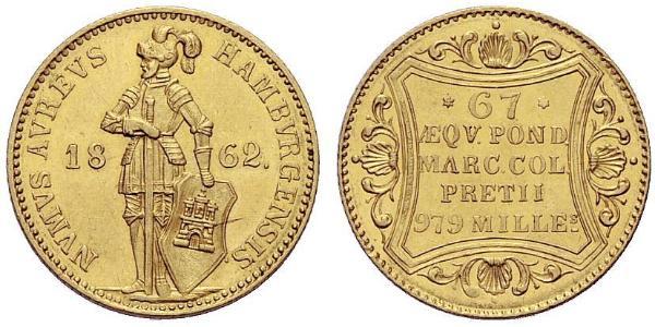 1 Ducat Hamburg Gold 