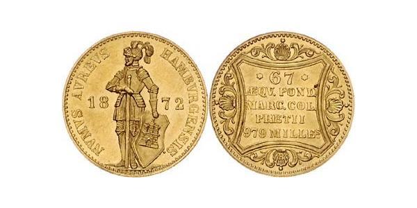 1 Ducat Hamburg Gold 