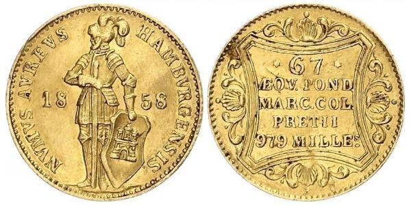 1 Ducat Hamburg Gold 