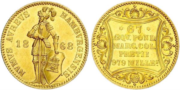 1 Ducat Hamburg Gold 
