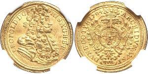 1 Ducat Heiliges Römisches Reich (962-1806) Gold Leopold I. (HRR)(1640-1705)