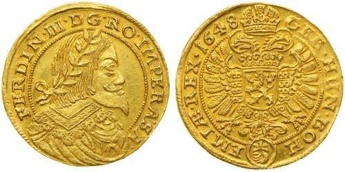 1 Ducat Heiliges Römisches Reich (962-1806) Gold Ferdinand III, Holy Roman Emperor (1608-1657)