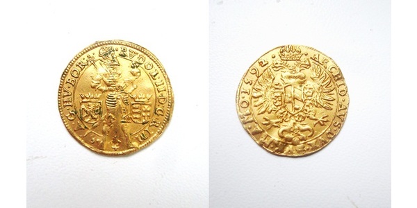 1 Ducat Heiliges Römisches Reich (962-1806) / Österreich Gold Rudolf II. (HRR) (1552 - 1612)