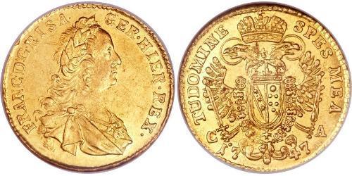 1 Ducat Holy Roman Empire (962-1806) Gold Francis I, Holy Roman Emperor (1708-1765)