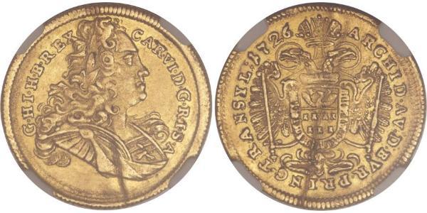1 Ducat Holy Roman Empire (962-1806) Gold Charles VI, Holy Roman Emperor (1685-1740)