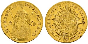 1 Ducat Hungary Gold Maria Theresa of Austria (1717 - 1780)