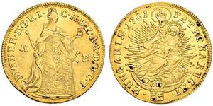 1 Ducat Hungary Gold Maria Theresa of Austria (1717 - 1780)