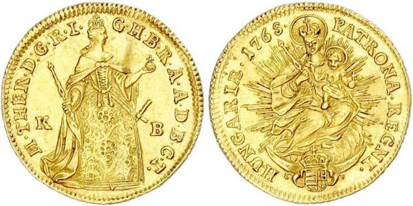 1 Ducat Hungary Gold Maria Theresa of Austria (1717 - 1780)