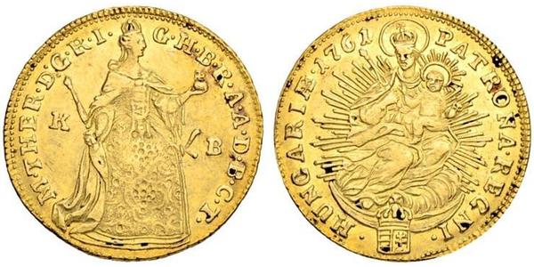 1 Ducat Hungary Gold Maria Theresa of Austria (1717 - 1780)