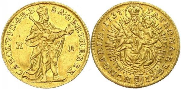 1 Ducat Hungary (1989 - ) Gold Charles VI, Holy Roman Emperor (1685-1740)