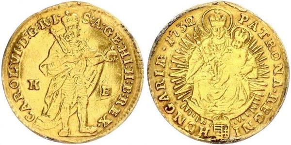 1 Ducat Hungary (1989 - ) Gold Charles VI, Holy Roman Emperor (1685-1740)