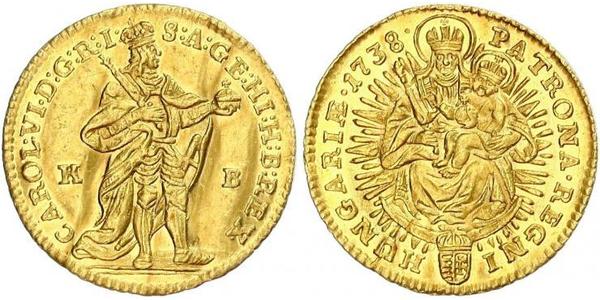 1 Ducat Hungary (1989 - ) Gold Charles VI, Holy Roman Emperor (1685-1740)