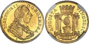 1 Ducat Imperial City of Augsburg (1276 - 1803) Gold Joseph II, Holy Roman Emperor  (1741 - 1790)