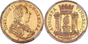 1 Ducat Imperial City of Augsburg (1276 - 1803) Gold Joseph II, Holy Roman Emperor  (1741 - 1790)