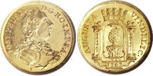 1 Ducat Imperial City of Augsburg (1276 - 1803) Gold Joseph II, Holy Roman Emperor  (1741 - 1790)