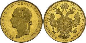 1 Ducat Kaisertum Österreich (1804-1867) Gold Franz Joseph I (1830 - 1916)