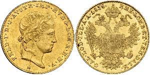 1 Ducat Kaisertum Österreich (1804-1867) Gold Ferdinand I of Austria (1793 - 1875)