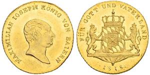 1 Ducat Kingdom of Bavaria (1806 - 1918) Gold 