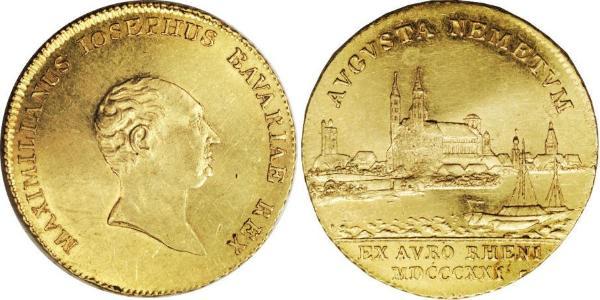 1 Ducat Kingdom of Bavaria (1806 - 1918) Gold 