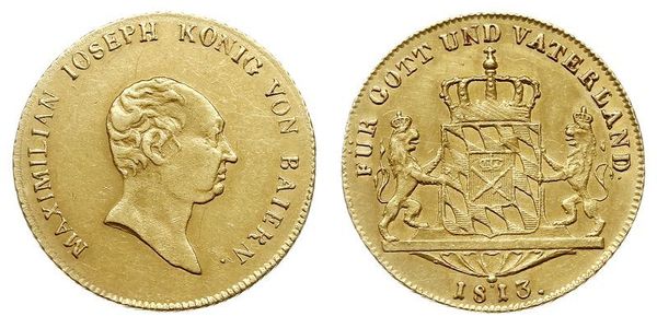 1 Ducat Kingdom of Bavaria (1806 - 1918) Gold 