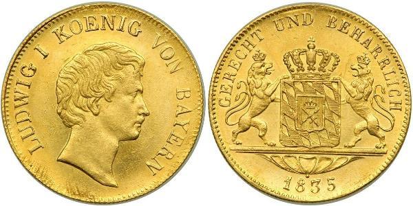 1 Ducat Kingdom of Bavaria (1806 - 1918) Gold Ludwig I of Bavaria (1786 – 1868)