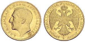 1 Ducat Kingdom of Yugoslavia (1918-1943) Gold Alexander I of Yugoslavia (1888 - 1934)