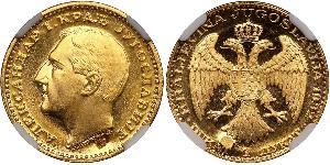 1 Ducat Kingdom of Yugoslavia (1918-1943) Gold Alexander I of Yugoslavia (1888 - 1934)