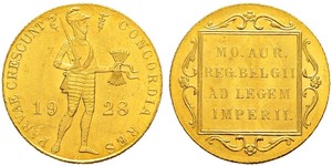 1 Ducat Kingdom of the Netherlands (1815 - ) Gold 