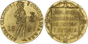 1 Ducat Kingdom of the Netherlands (1815 - ) Gold 