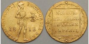1 Ducat Kingdom of the Netherlands (1815 - ) Gold 