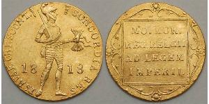 1 Ducat Kingdom of the Netherlands (1815 - ) Gold 