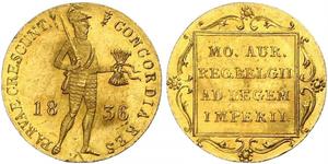 1 Ducat Kingdom of the Netherlands (1815 - ) Gold 