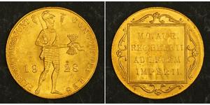 1 Ducat Kingdom of the Netherlands (1815 - ) Gold 