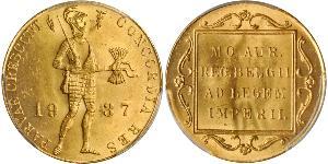 1 Ducat Kingdom of the Netherlands (1815 - ) Gold 