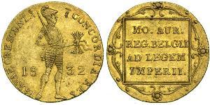 1 Ducat Kingdom of the Netherlands (1815 - ) Gold 