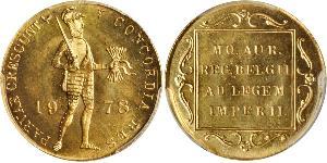 1 Ducat Kingdom of the Netherlands (1815 - ) Gold 