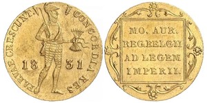 1 Ducat Kingdom of the Netherlands (1815 - ) Gold 