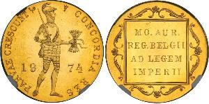 1 Ducat Kingdom of the Netherlands (1815 - ) Gold 