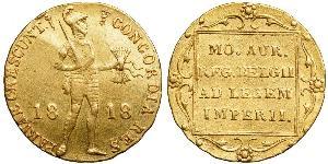 1 Ducat Kingdom of the Netherlands (1815 - ) Gold 