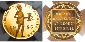 1 Ducat Kingdom of the Netherlands (1815 - ) Gold 