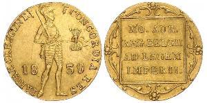 1 Ducat Kingdom of the Netherlands (1815 - ) Gold 