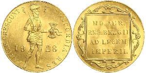 1 Ducat Kingdom of the Netherlands (1815 - ) Gold 