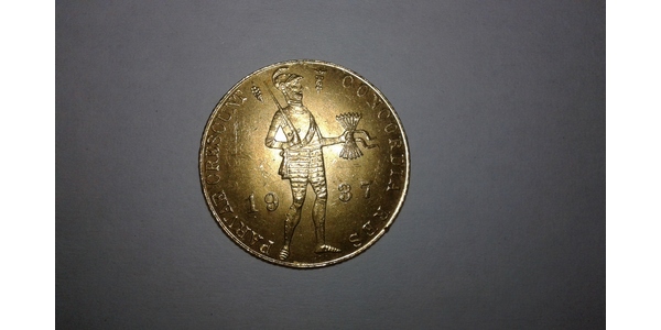 1 Ducat Kingdom of the Netherlands (1815 - ) Gold 