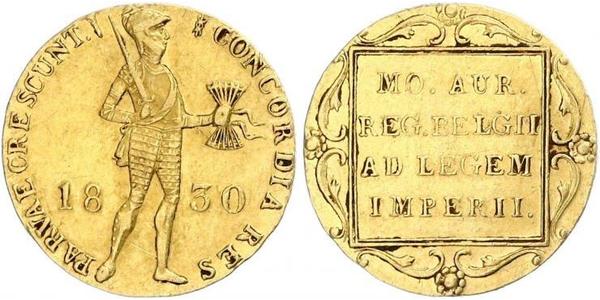 1 Ducat Kingdom of the Netherlands (1815 - ) Gold 