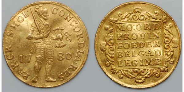 1 Ducat Kingdom of the Netherlands (1815 - ) Gold 