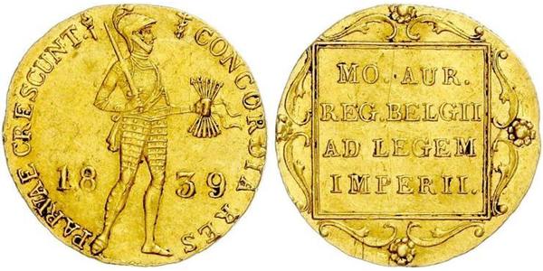 1 Ducat Kingdom of the Netherlands (1815 - ) Gold 