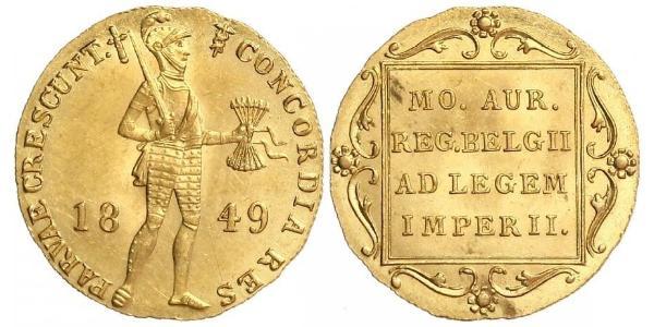 1 Ducat Kingdom of the Netherlands (1815 - ) Gold 