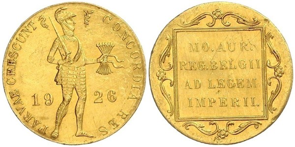 1 Ducat Kingdom of the Netherlands (1815 - ) Gold 